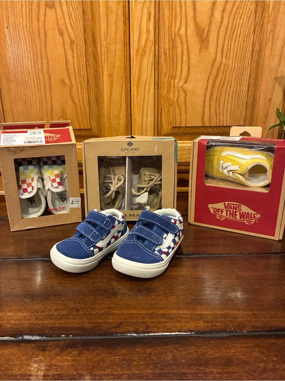 New Sperry Intrepid Size 2 Crib Shoes - Linen/Oat Top Siders Boat Shoes (ABBA)